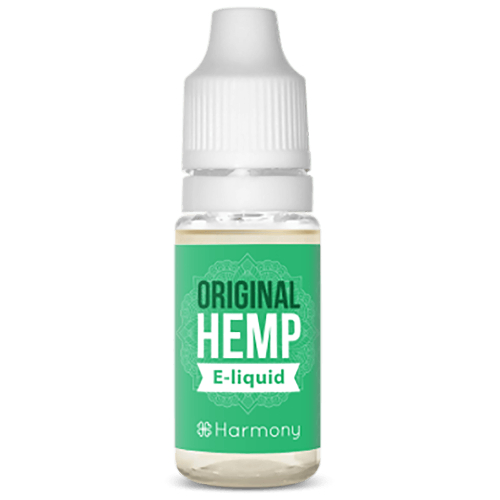 Un flacon de E-liquide Harmony 300mg CBD – Chanvre Classique (10ml).