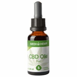 Médium Medihemp Huile de CBD Pure 5% (30ml)