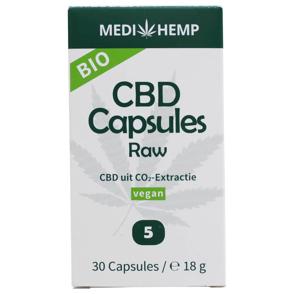 Gélules Medihemp CBD 5% (25 mg) 30 gélules.