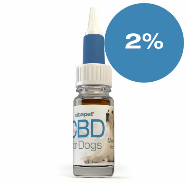 2% Huile CBD de Cibapet pour chiens (10ml).