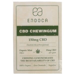 Endoca Chewing-gum de CBD (10 pièces) – Menthe.